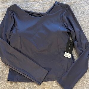 Velocity Women's Long Sleeve Top in Slate Blue
